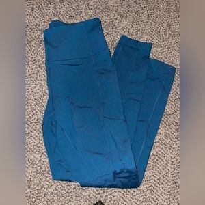 Full length teal leggings